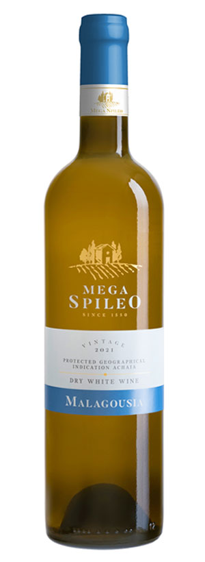 Mega Wein 13%-US-8057080611080 Spileo trocken Malagousia Weiß CAVINO 750ml 100%